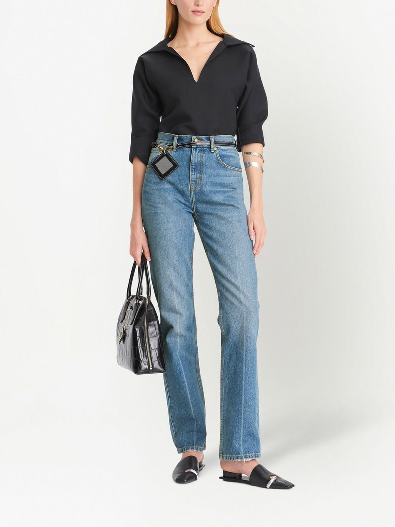 TORY BURCH mid-rise straight-leg jeans outlook