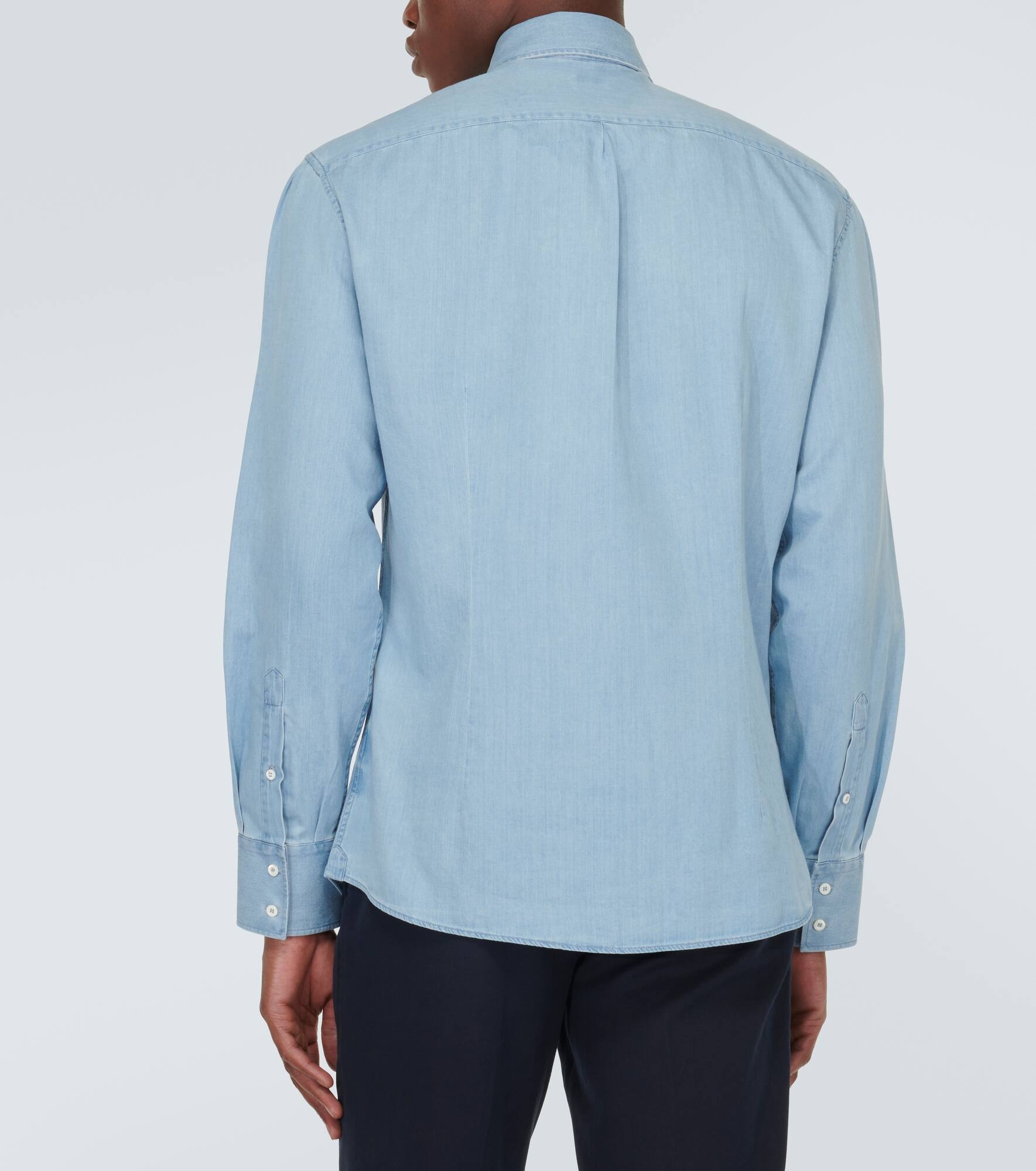 Chambray denim shirt - 4