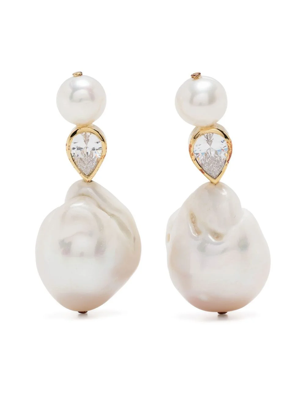 Pulp pearl drop earrings - 1