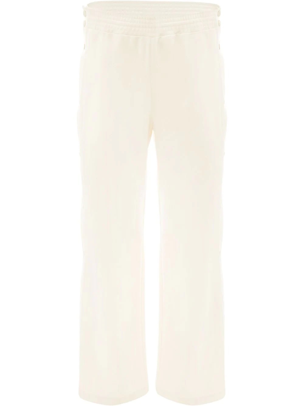 press-stud detail bootcut trousers - 1