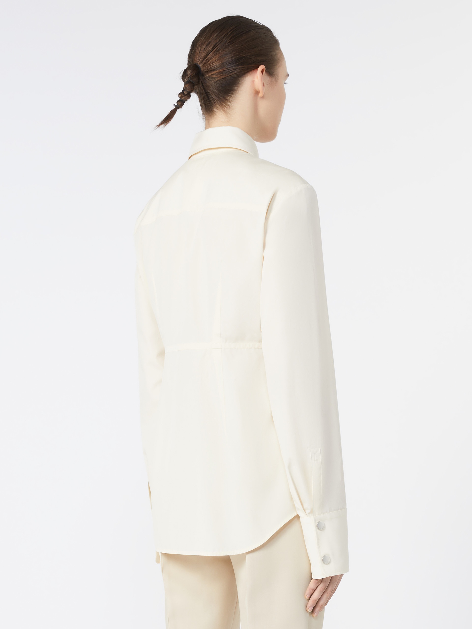 AZOTO Long shirt with waist cut - 4
