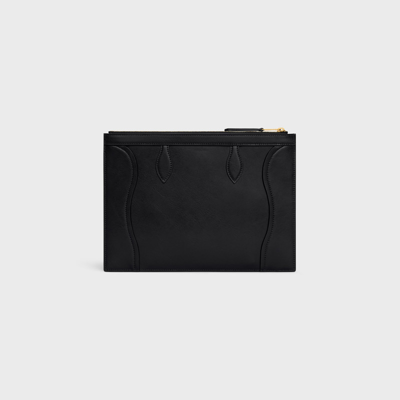 MEDIUM POUCH IN GLOSSY CALFSKIN 3