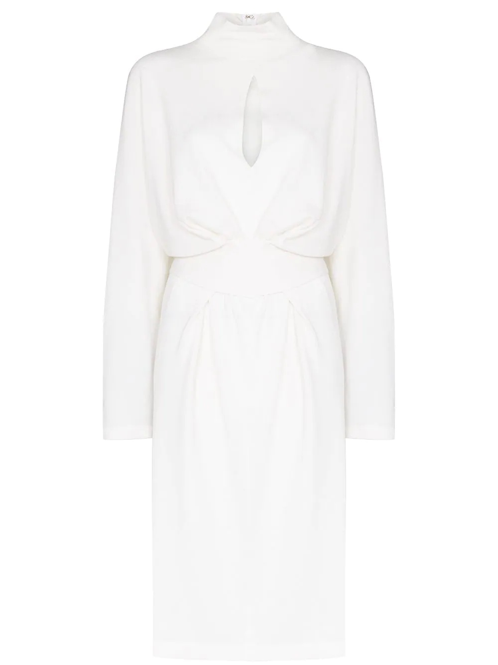 belted cashmere dress - 1
