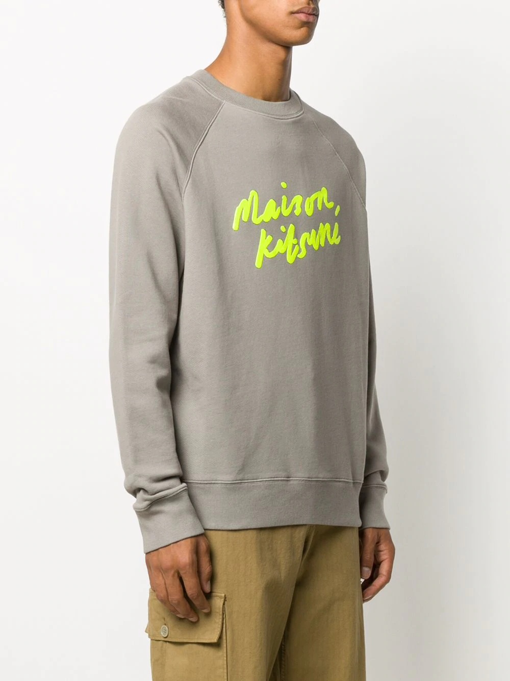  logo print sweatshirt   - 3