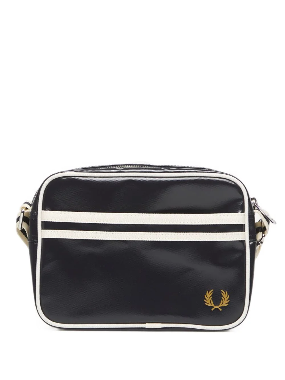 Mini Classic Laurel Wreath striped crossbody bag - 1