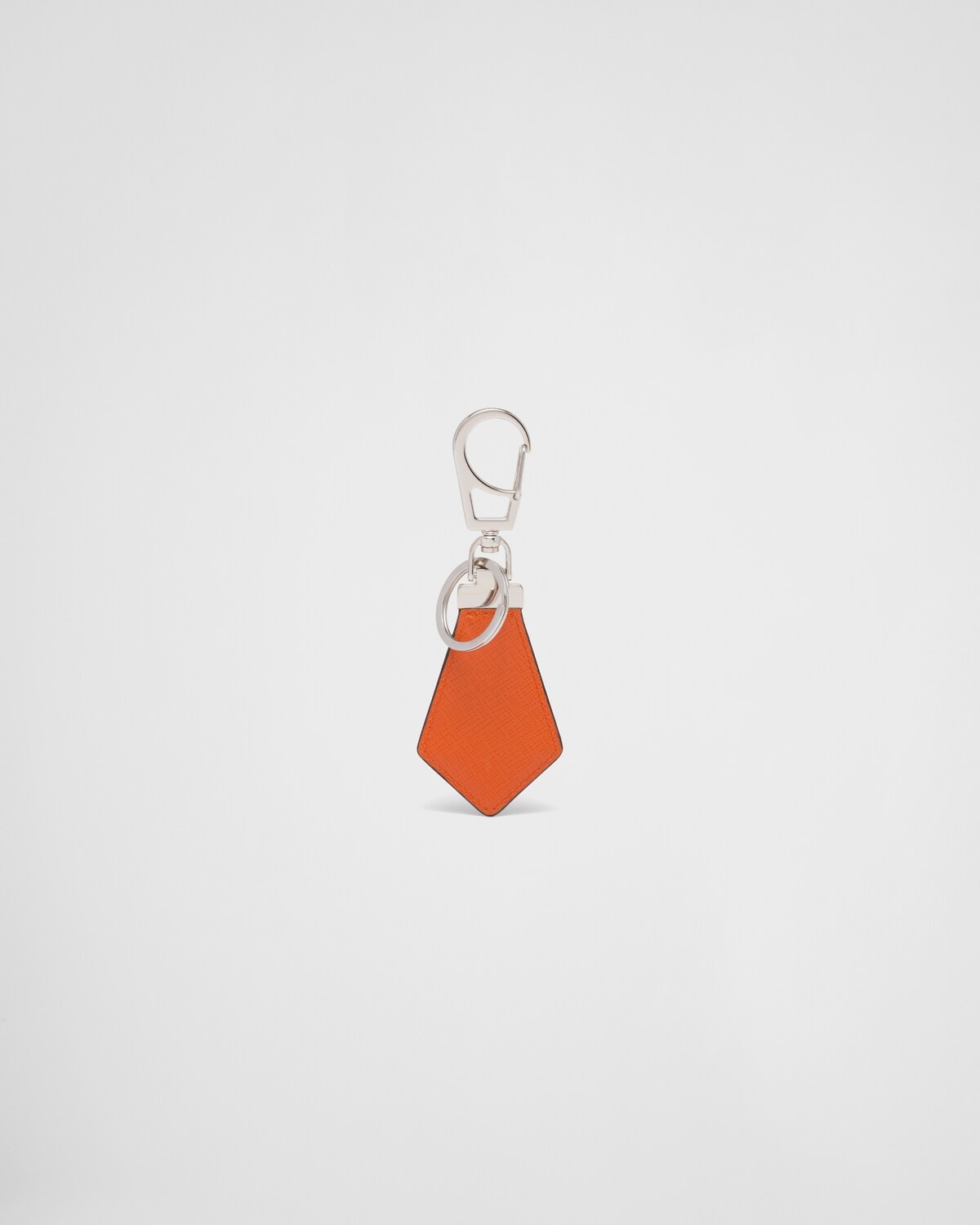 Saffiano leather keychain - 3