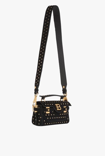 Bicolor black and gold leather B-Buzz 19 bag - 7