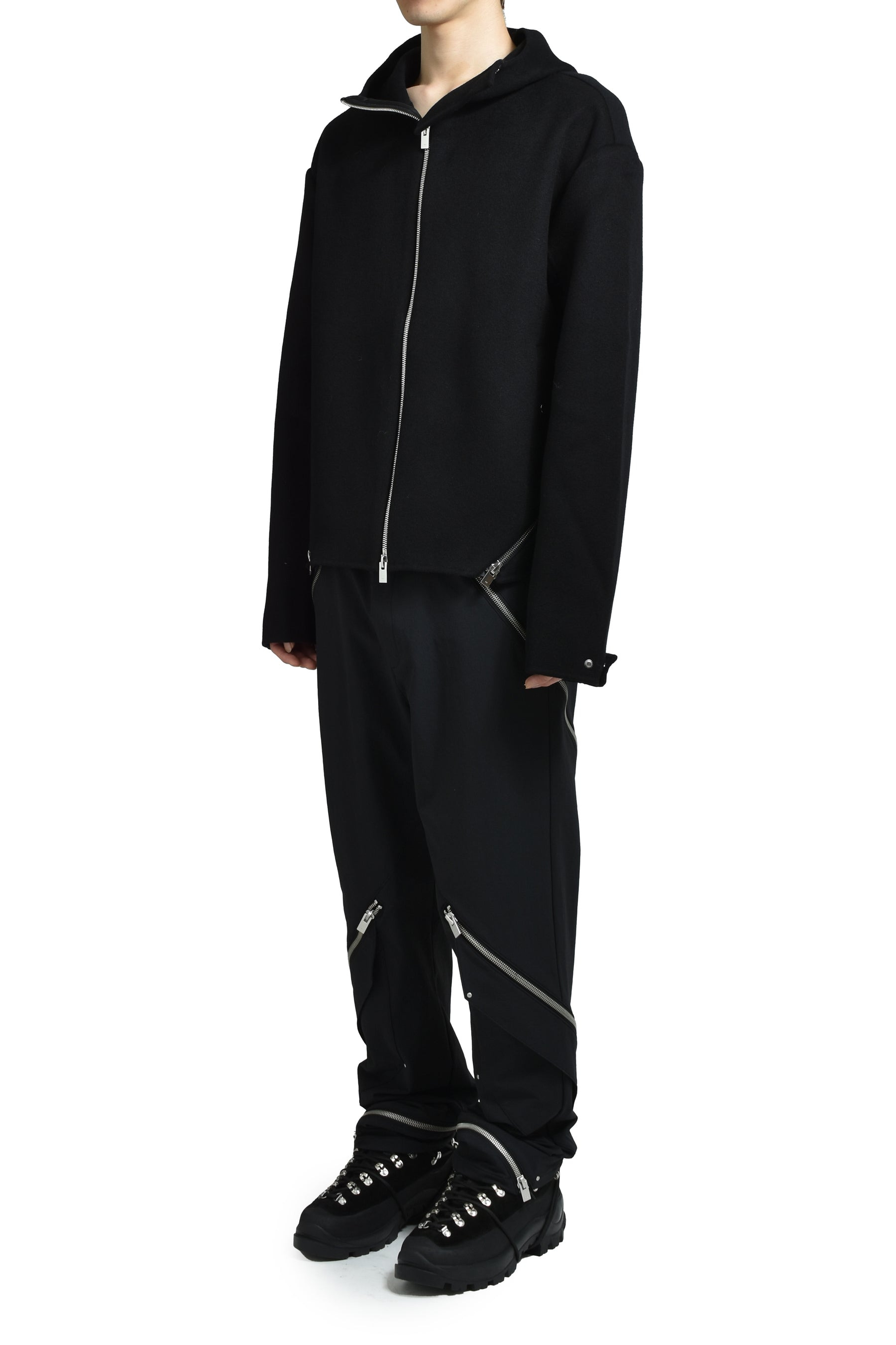 LASING WOOL JACKET / BLK - 5
