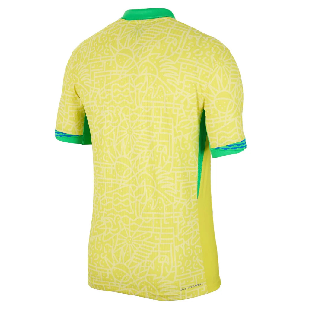 Nike Brazil 24 Match Home Authentic Soccer Jersey 'Yellow' FJ4270-706 - 2
