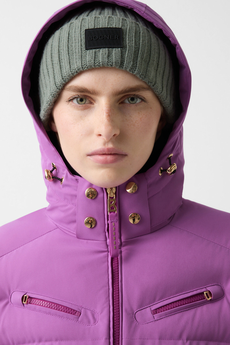Ellya quilted jacket in Violet 9