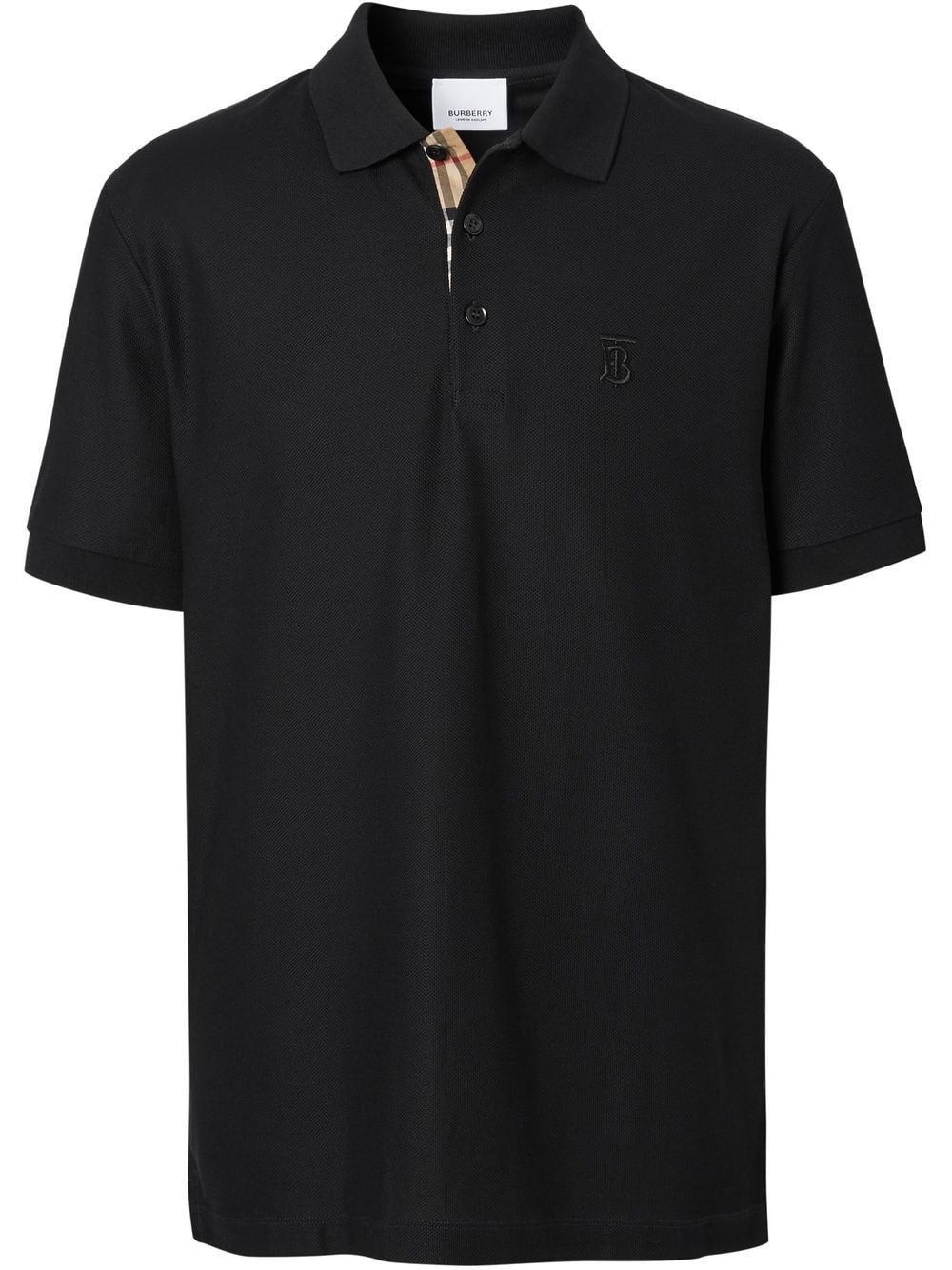 monogram cotton piqué polo shirt - 1