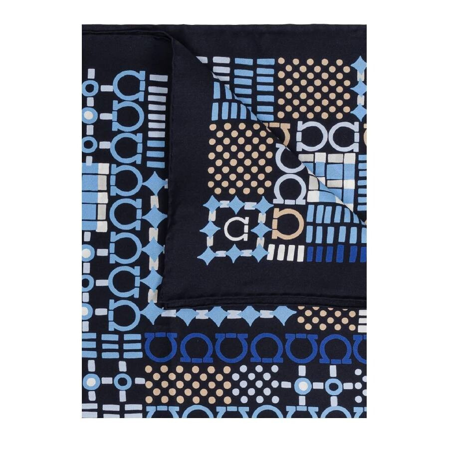Ferragamo Graphic Print Silk Scarf - 2