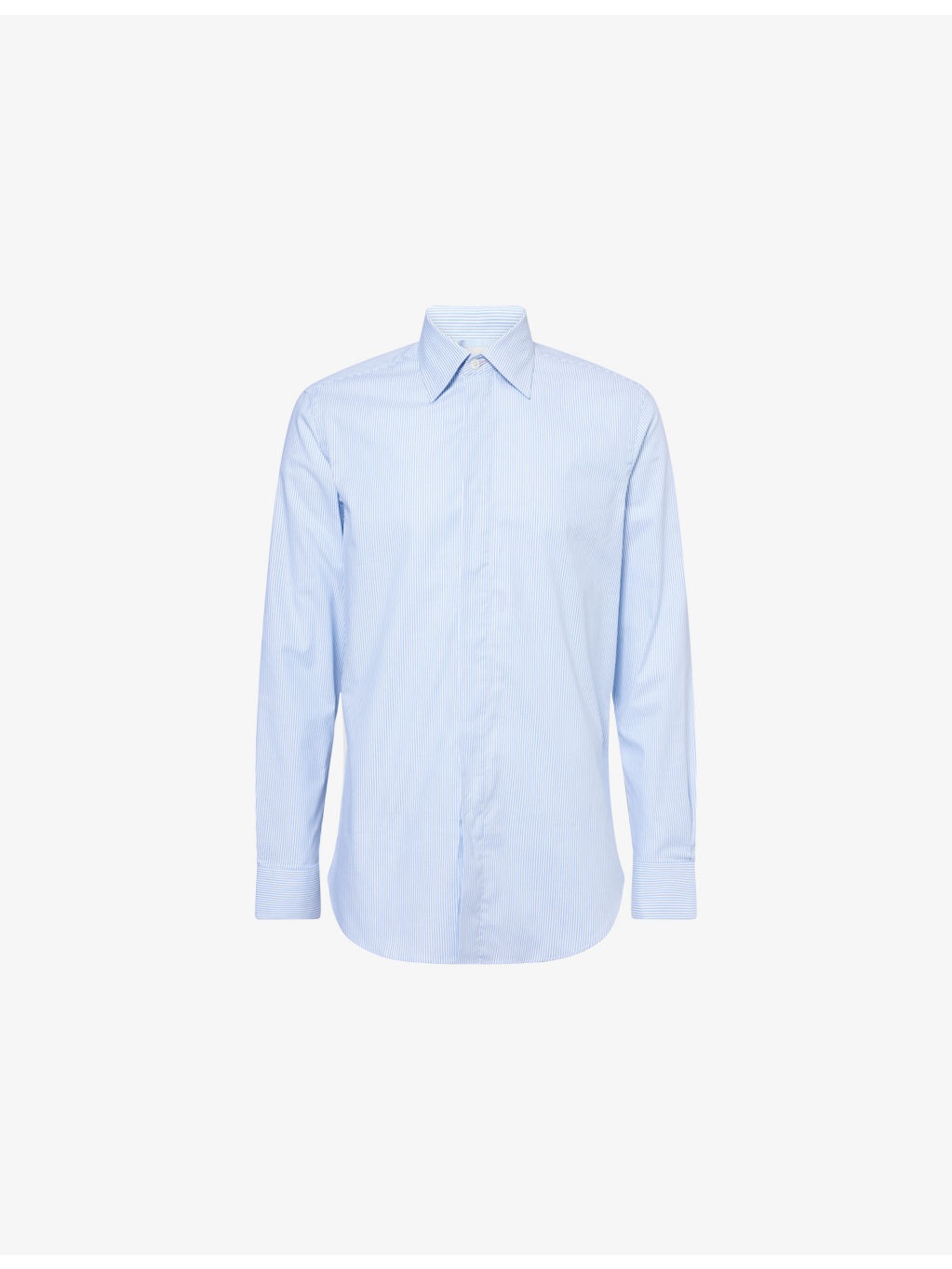 Striped Tailored-Fit Cotton Shirt - 1