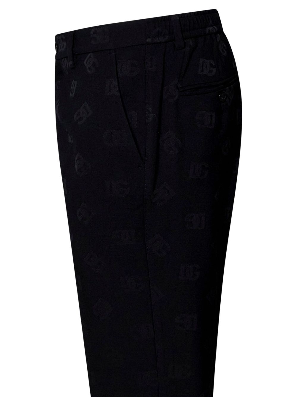 monogram-pattern tailored trousers - 3