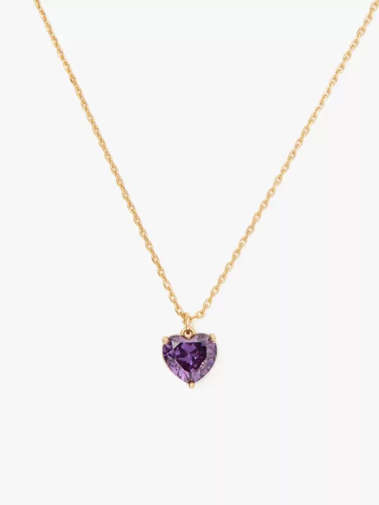 My Love February Heart Pendant - 1