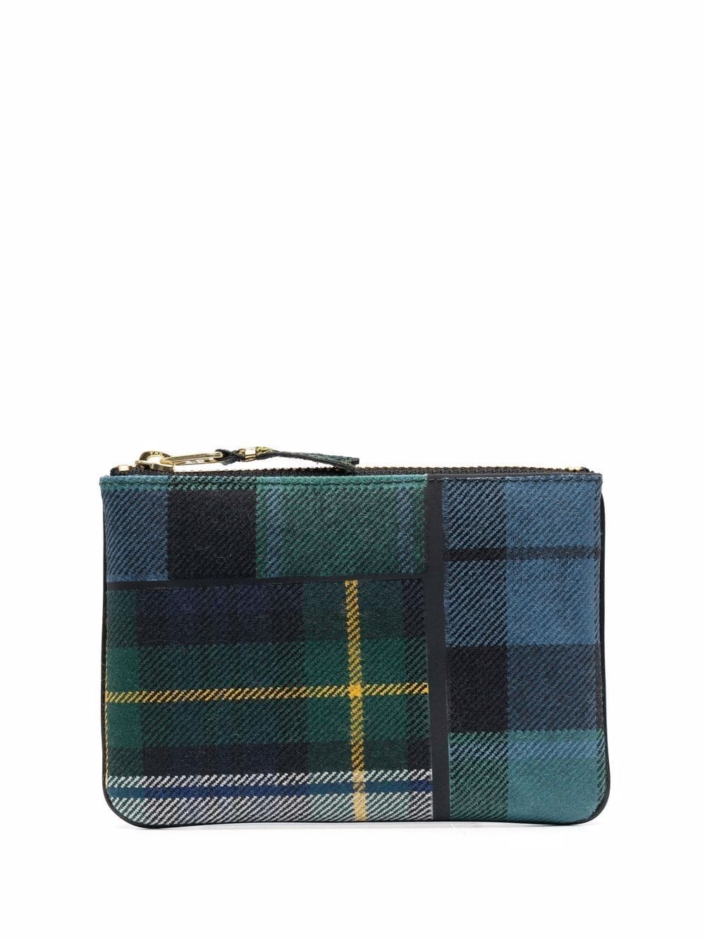 tartan-patchwork wallet - 1