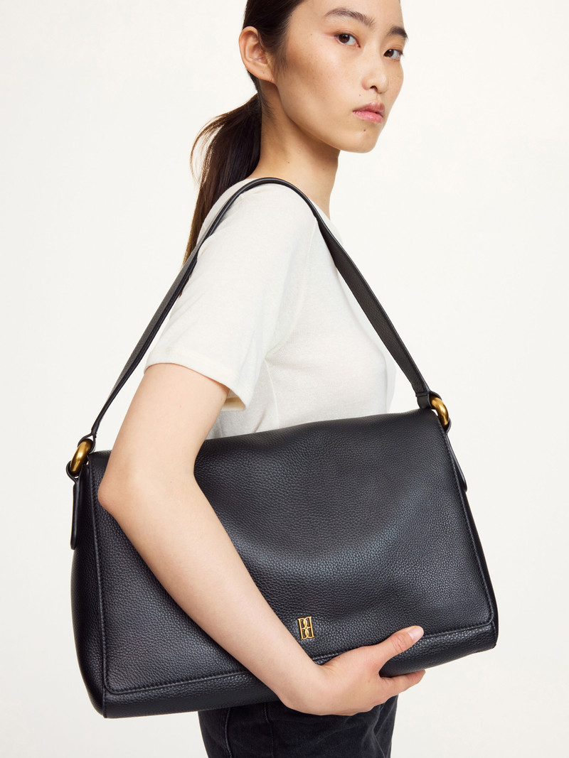 BY MALENE BIRGER Lelou leather shoulder bag outlook