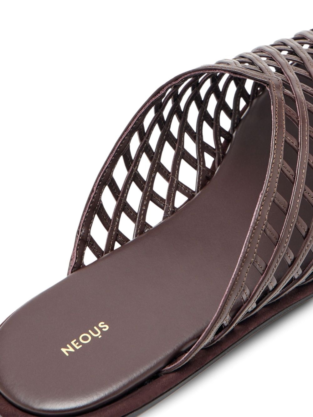 woven leather sandals - 4