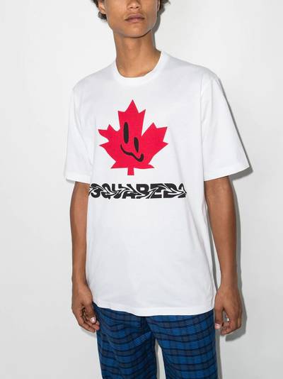 DSQUARED2 Maple Leaf-print T-shirt outlook