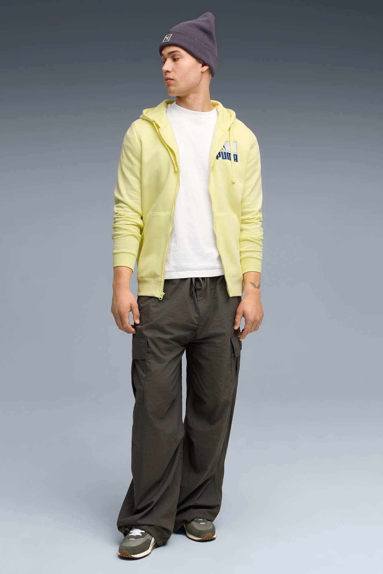 Graphic Repeat FZ Hoodie Men - 5