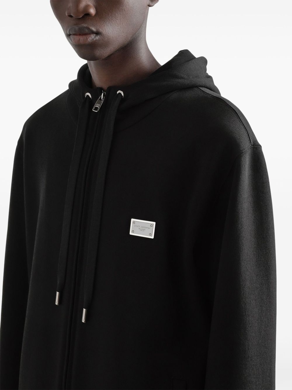 logo-plaque hoodie - 4