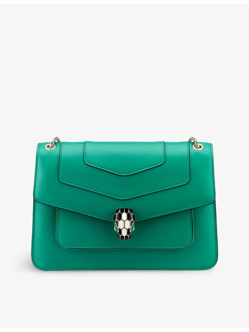 Serpenti Forever leather cross-body bag - 1