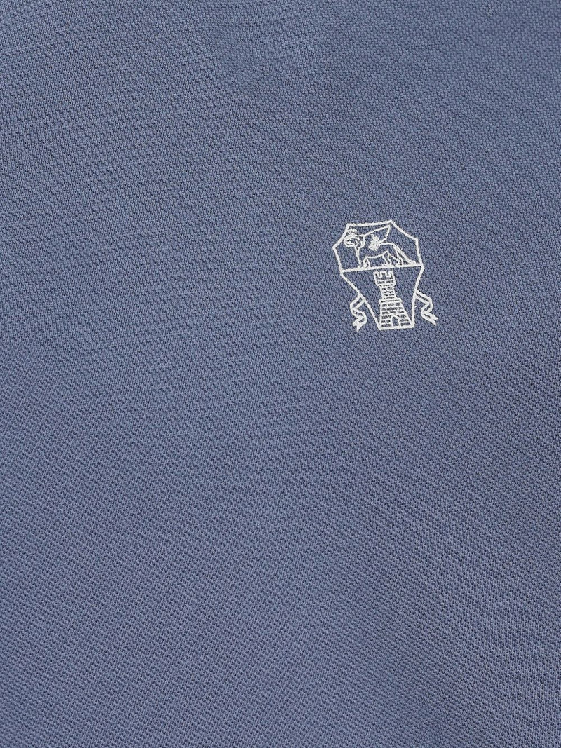 embroidered-logo polo shirt 3