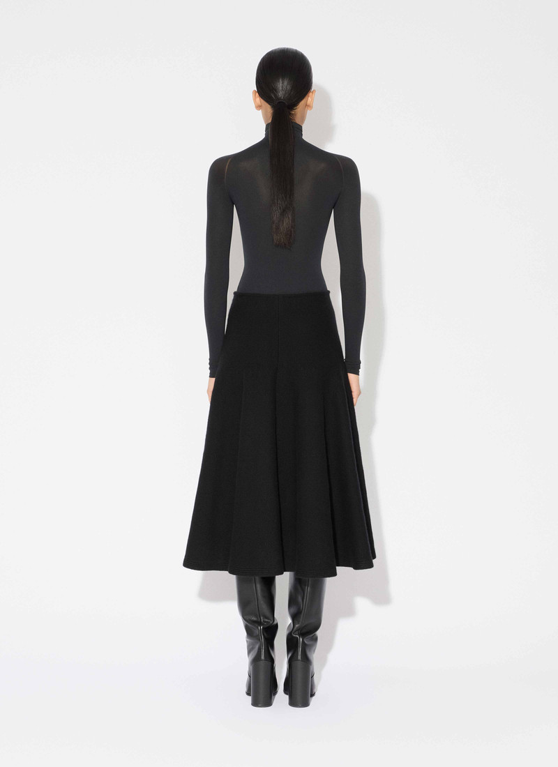 Alaïa CASHMERE KNIT FLARE SKIRT outlook