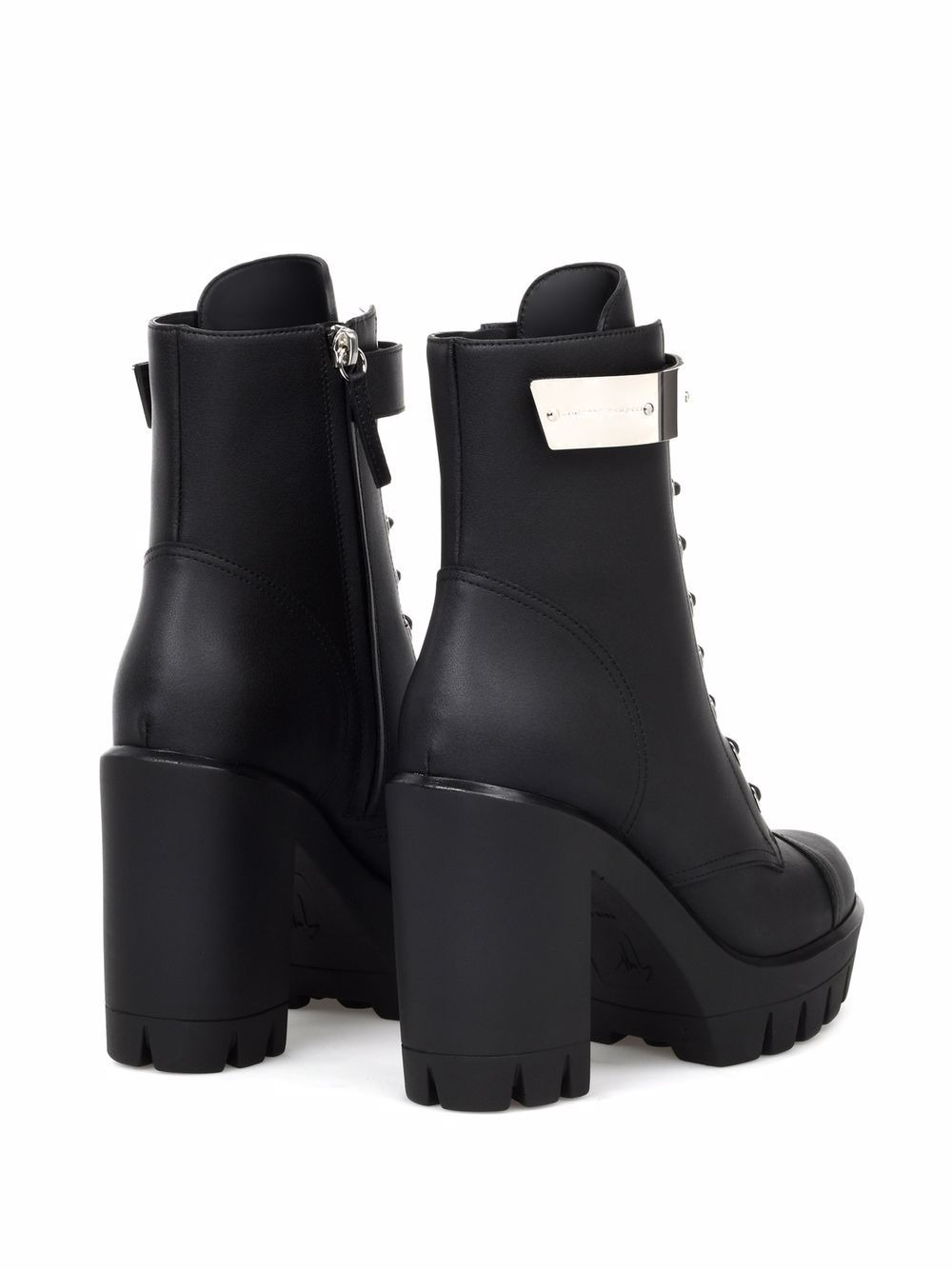 Fran block-heel cargo boots - 3