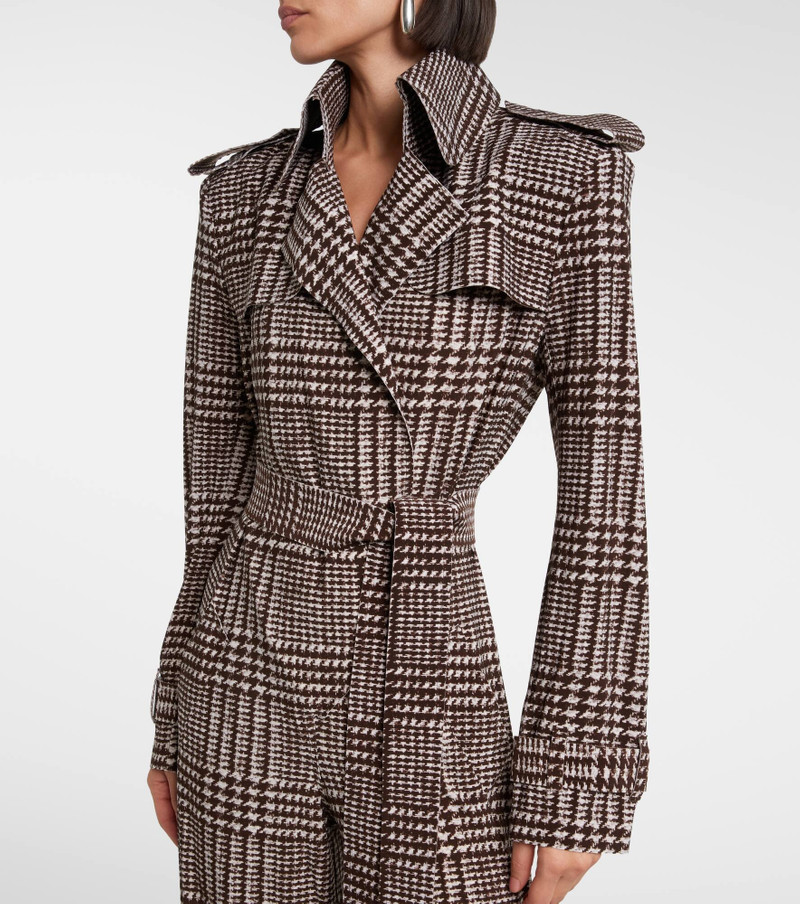 Prince of Wales check jumpsuit 4