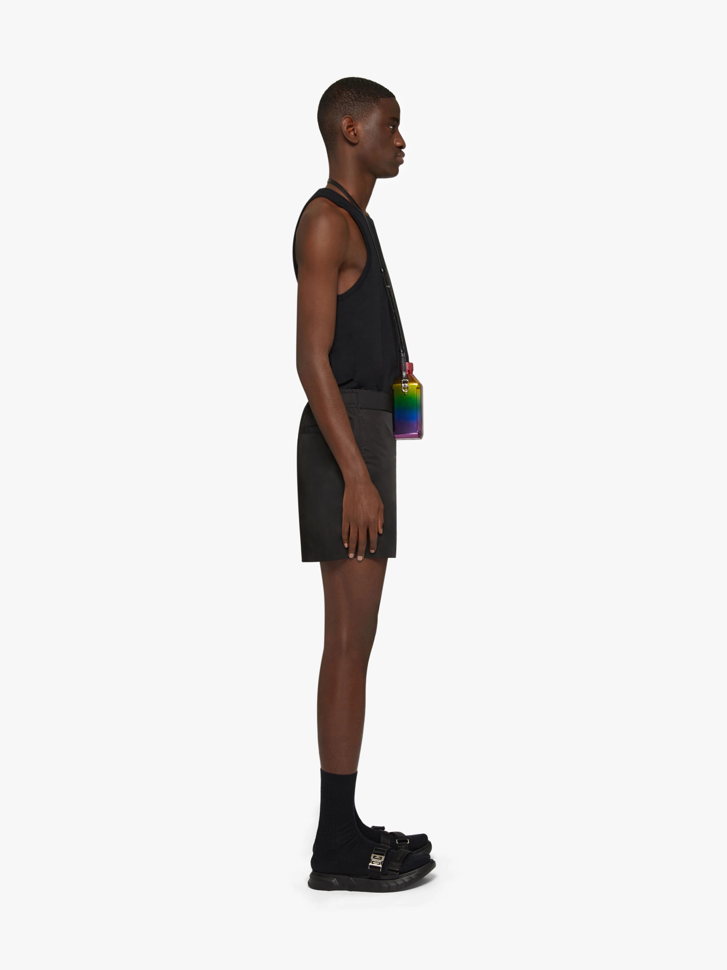 BERMUDA SHORTS IN TECHNICAL NYLON WITH 4G BUCKLE - 3