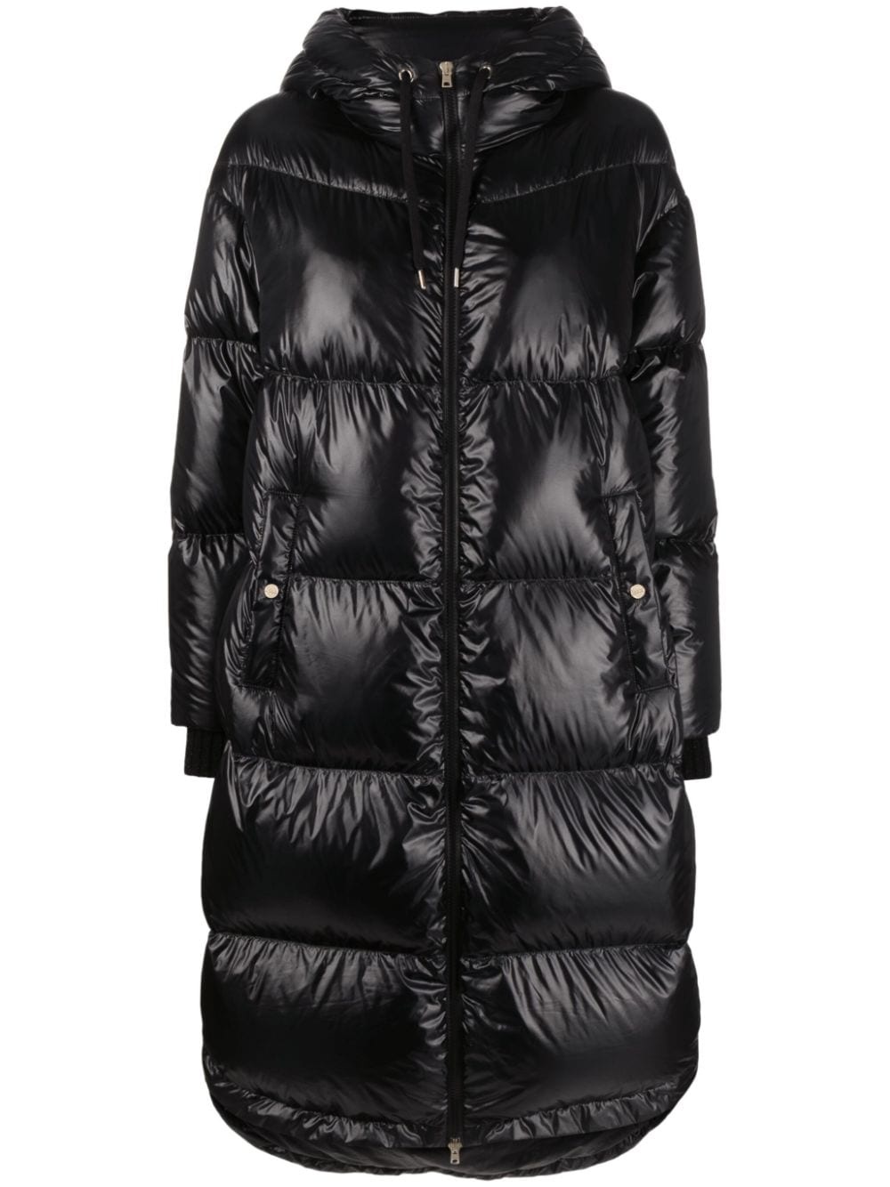 hooded puffer coat - 1