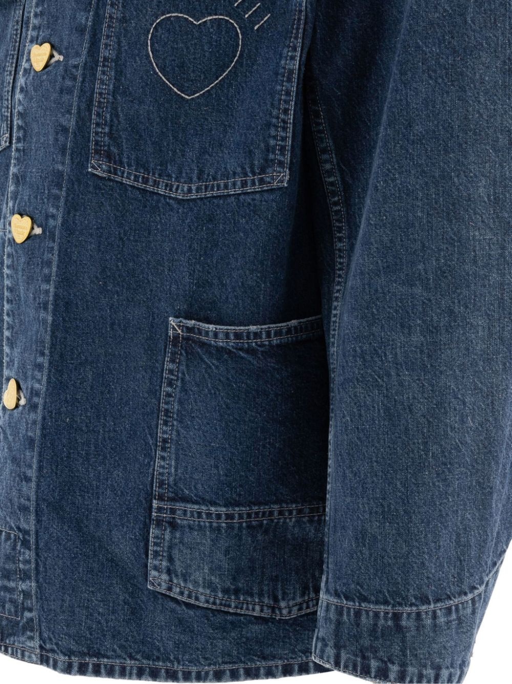 logo-patch jacket - 4