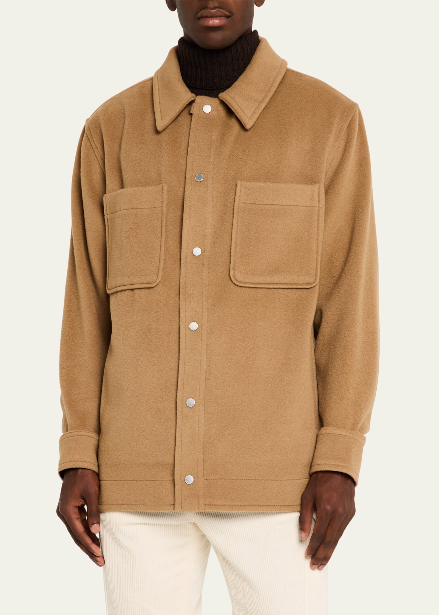 Men's Balas Wool Overshirt - 4