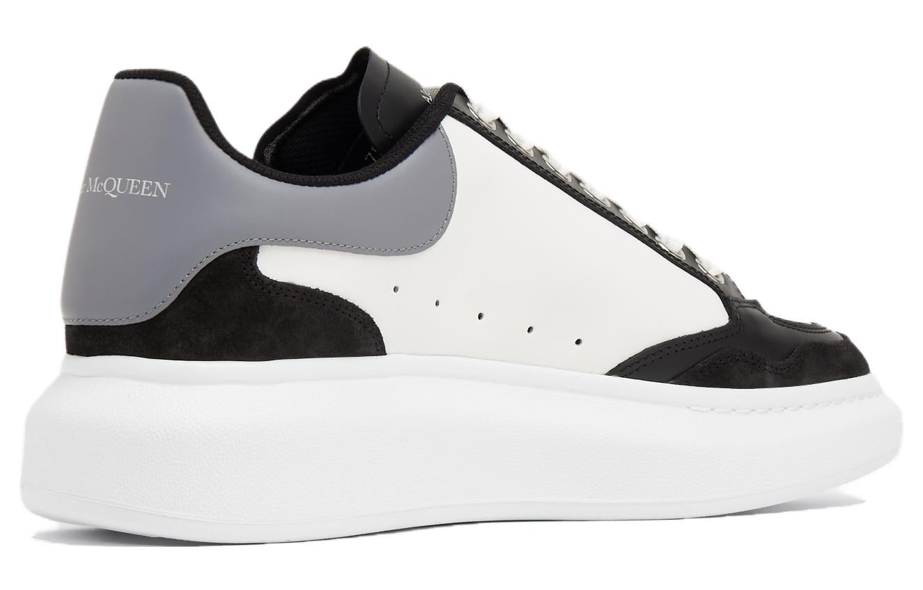Alexander McQueen Colour-Block Low-Top Sneakers 'White Grey Black' 757710WIA5V1142 - 4