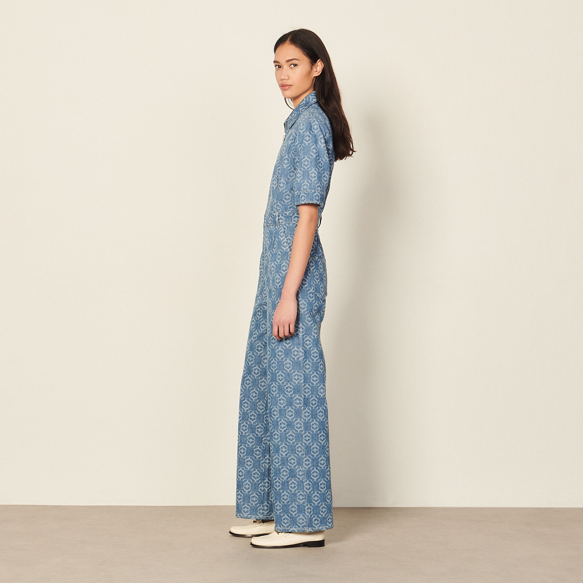 Denim jumpsuit - 4