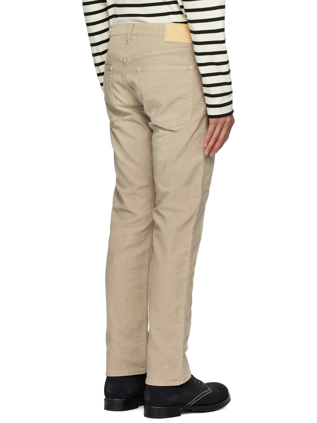Beige Fluxus 19 G.Cords Jeans - 3