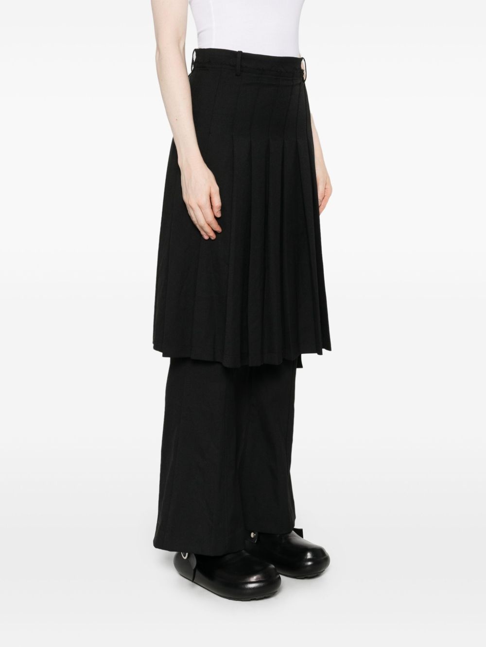 logo-patch trousers - 3