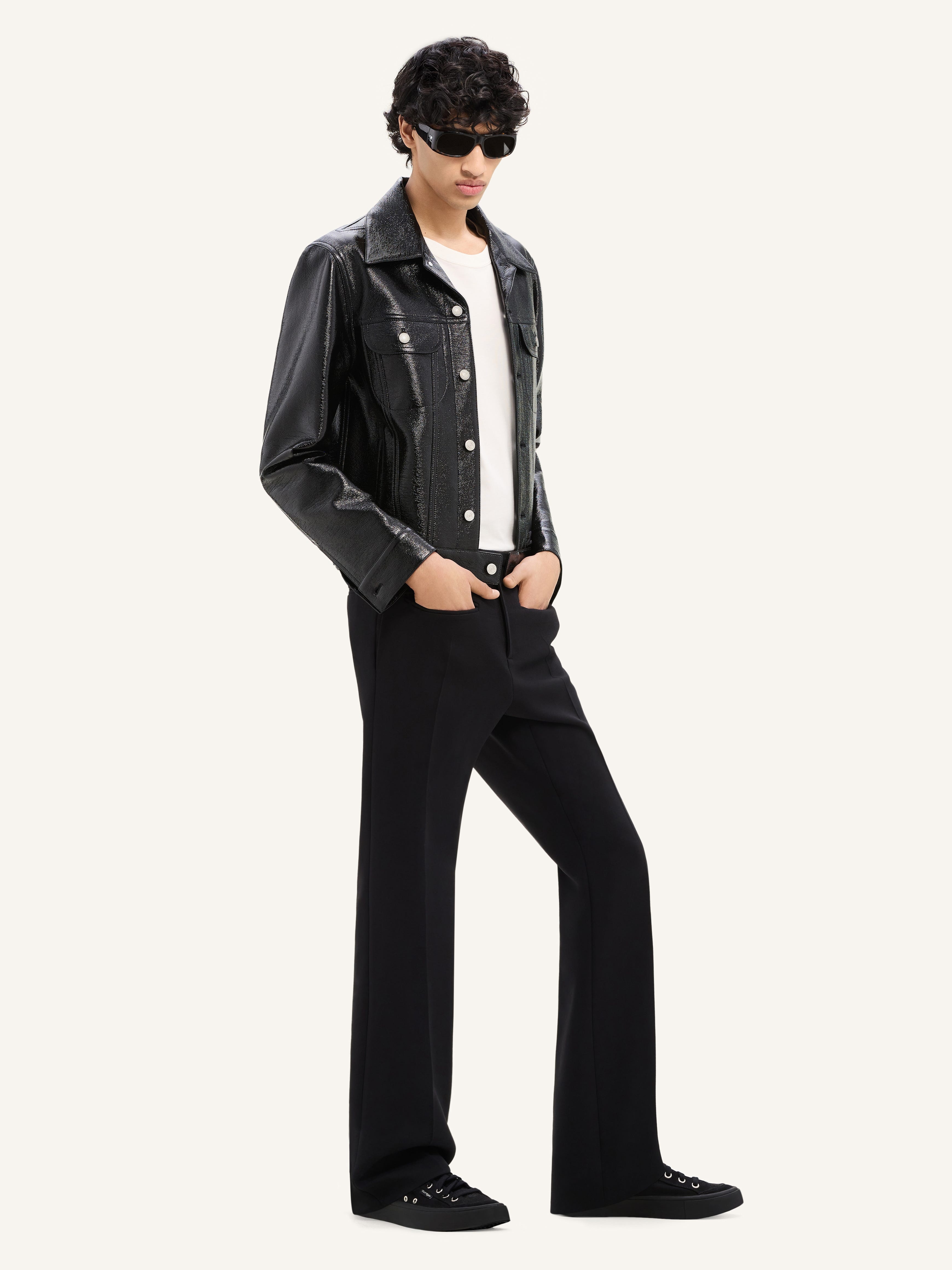 VINYL TRUCKER JACKET - 3