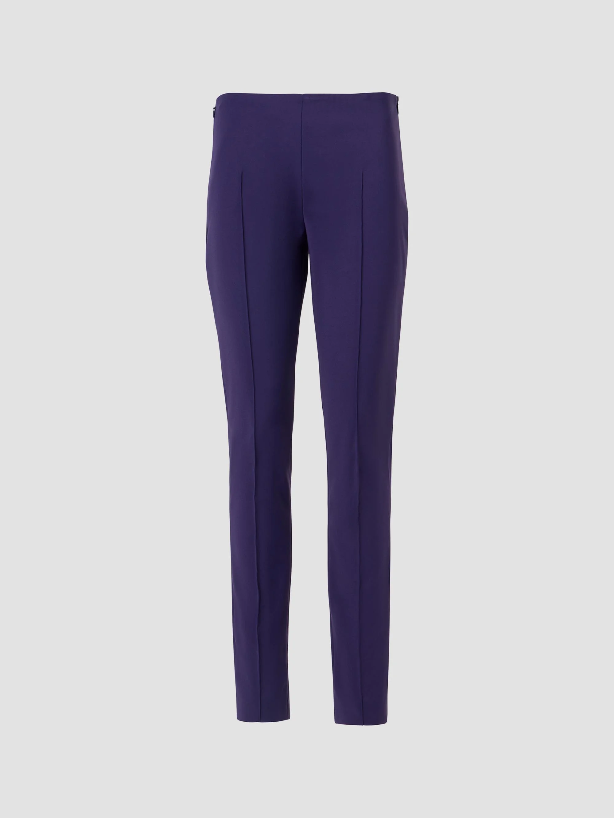 Women's 61Melissa Stretch Cotton-Blend Slim-Leg Pants - Dark Purple - 1