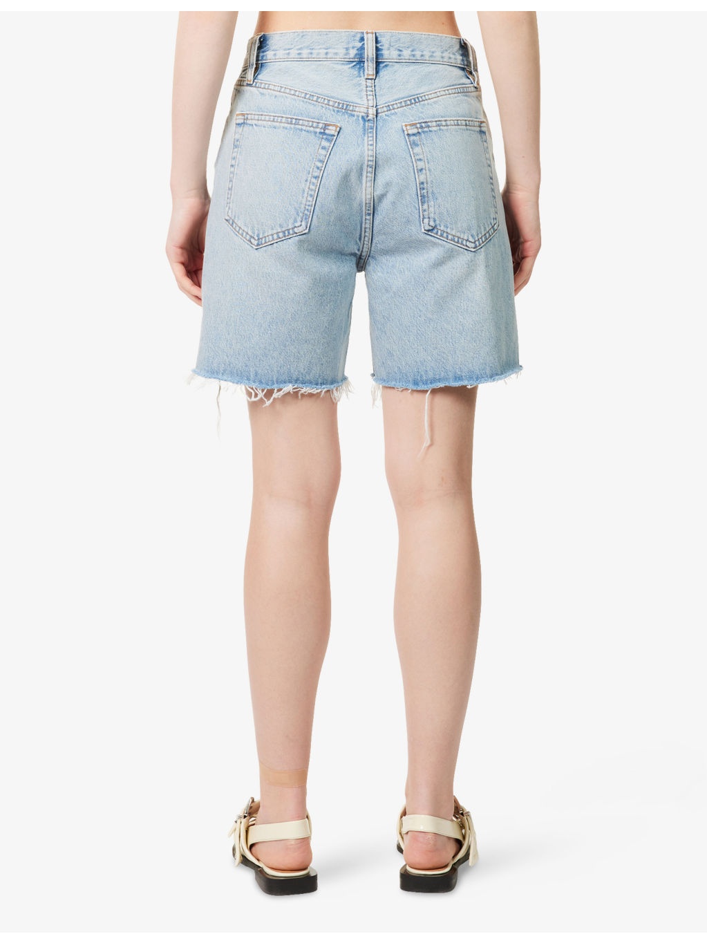 The Timeless High-Rise Denim Shorts - 4