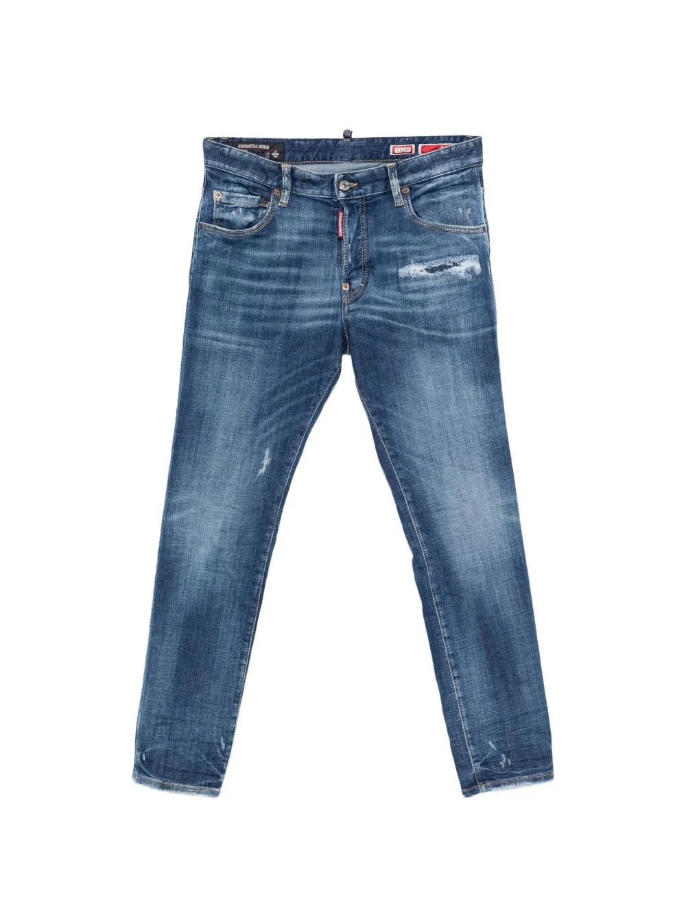 distressed jeans - 1