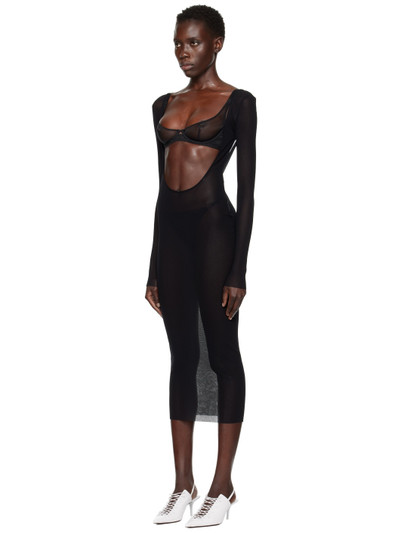 Jean Paul Gaultier Black Shayne Oliver Edition Midi Dress outlook