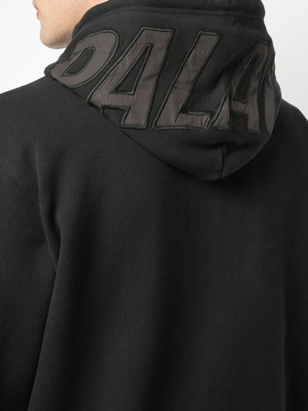 zipped logo hoodie - 5