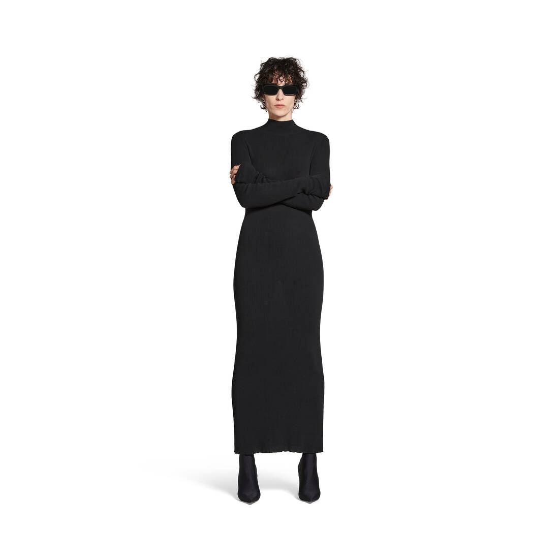 Women's Balenciaga Maxi Dress in Black - 1