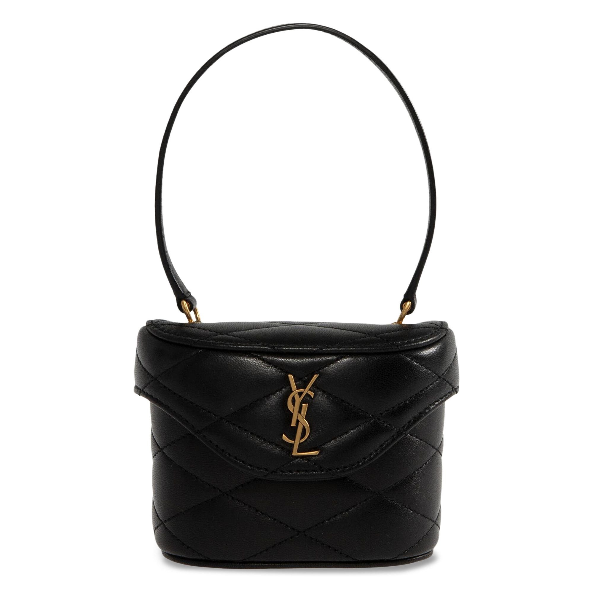 Saint Laurent June Micro Box Shoulder Bag 'Black' - 1