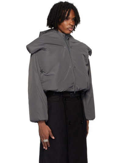 Y/Project Gray Snap Off Puffer Jacket outlook