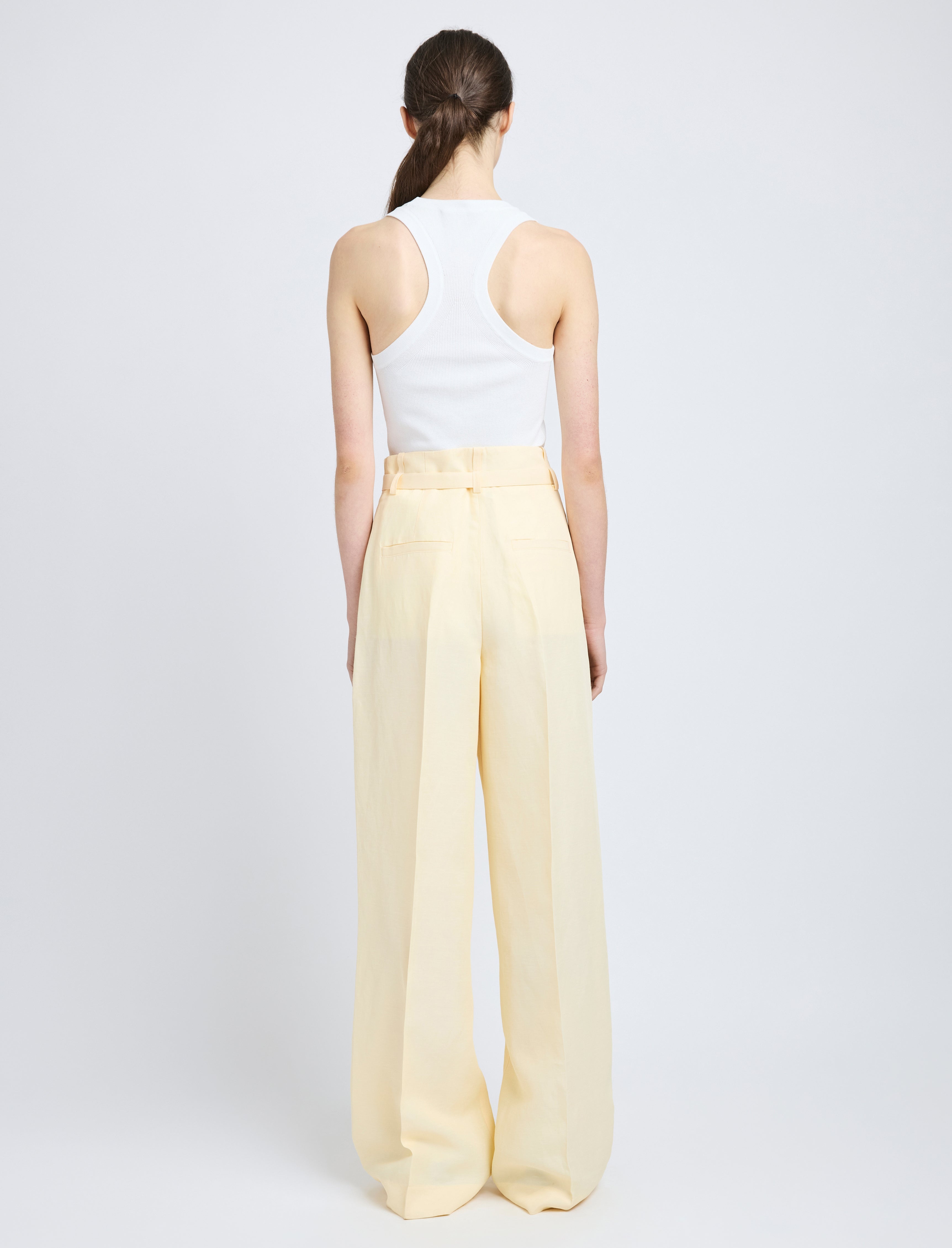 Jules Pant in Linen Viscose - 4