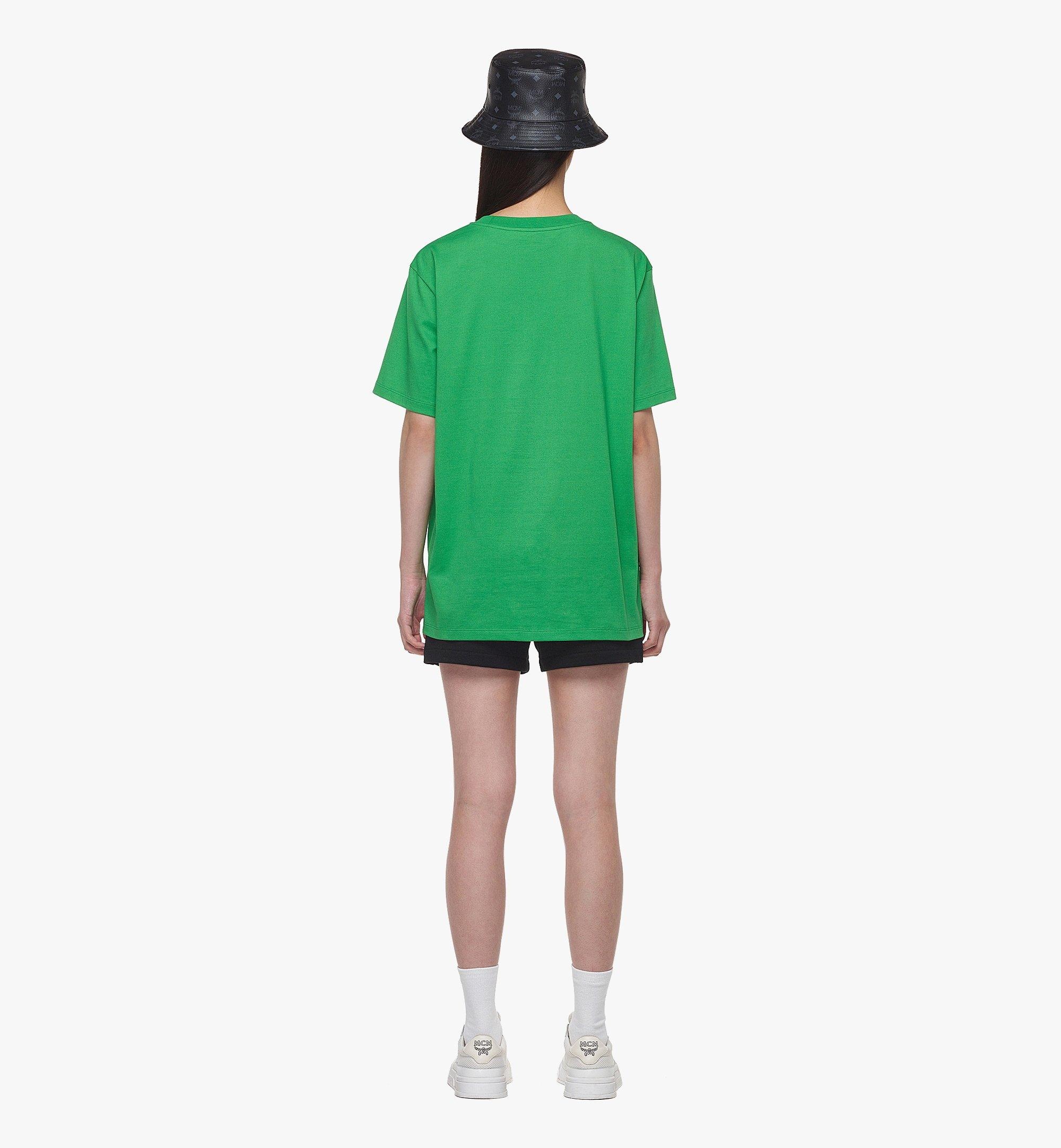 MCM Worldwide Print T-Shirt in Organic Cotton - 8