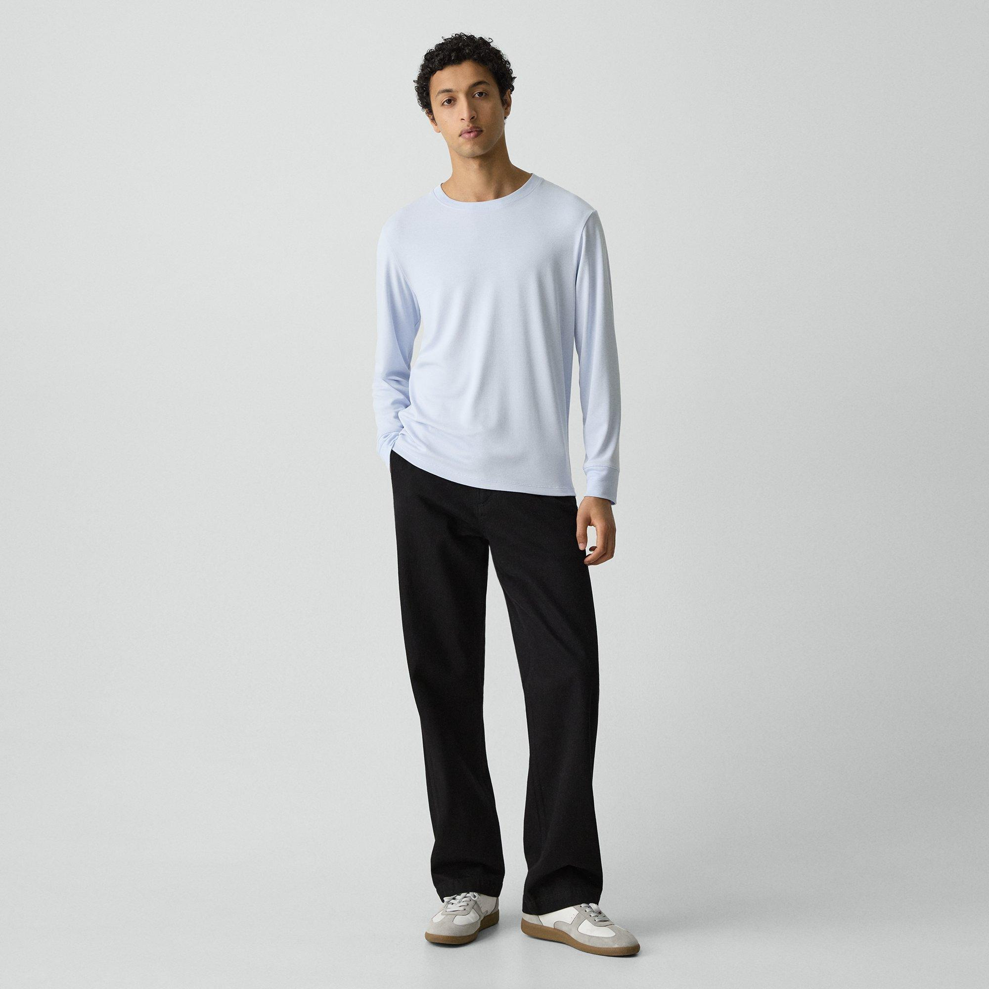 Essential Long-Sleeve Tee in Anemone Modal Jersey - 6